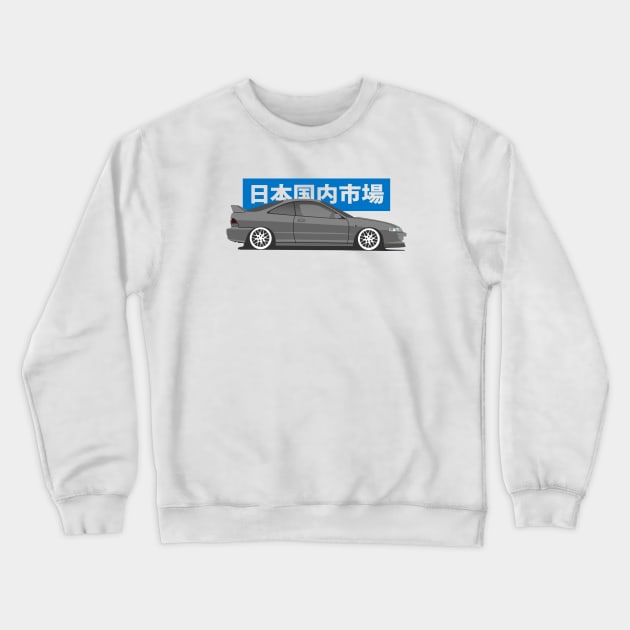 Honda Integra Type-r Side View Crewneck Sweatshirt by Rebellion Store